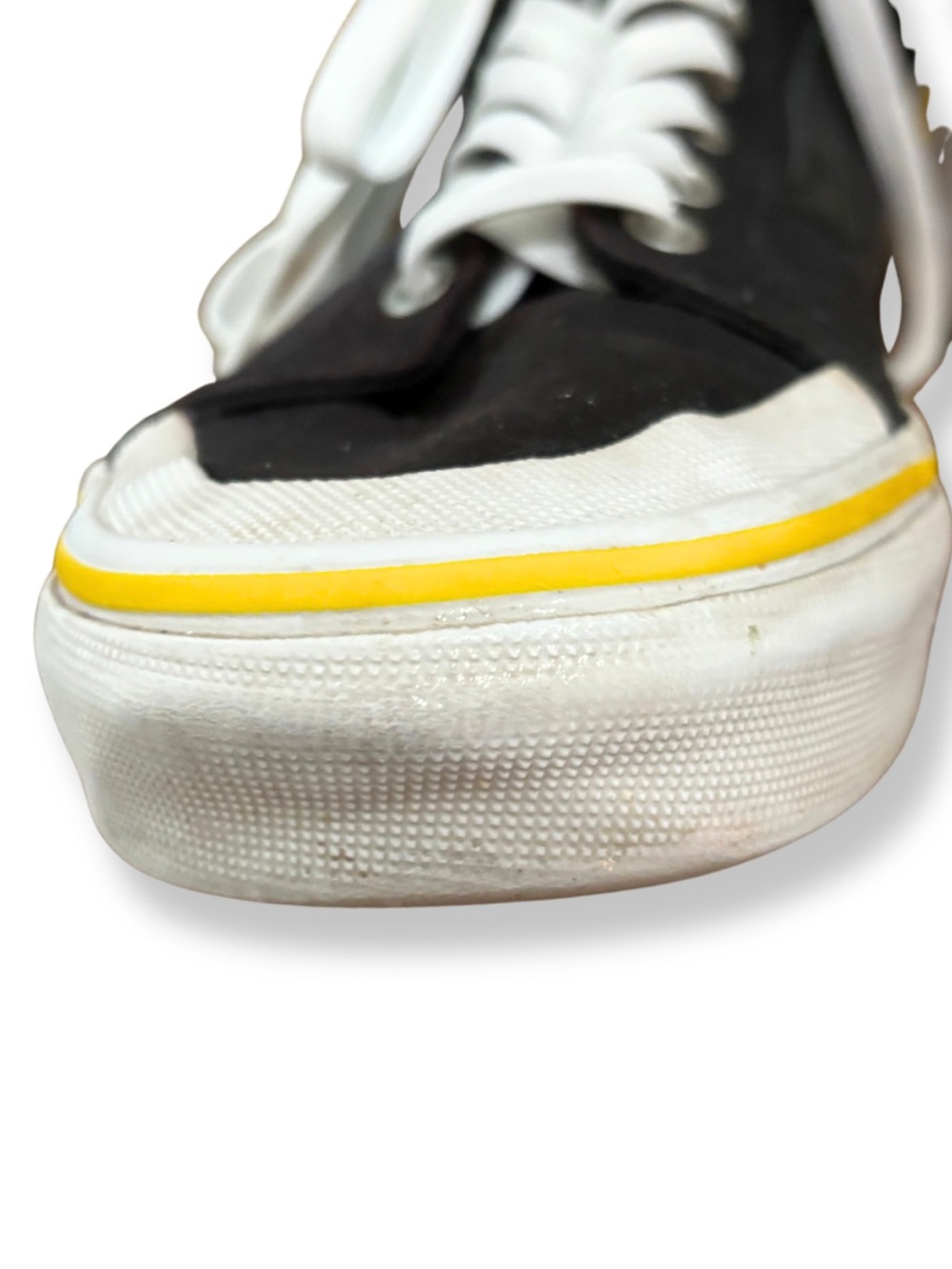 Vans x National Geographic Sk8-Hi Black Yellow Embroidered Sneakers Size 7 - Picture 9 of 13